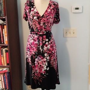 Cherry Blossom wrap dress